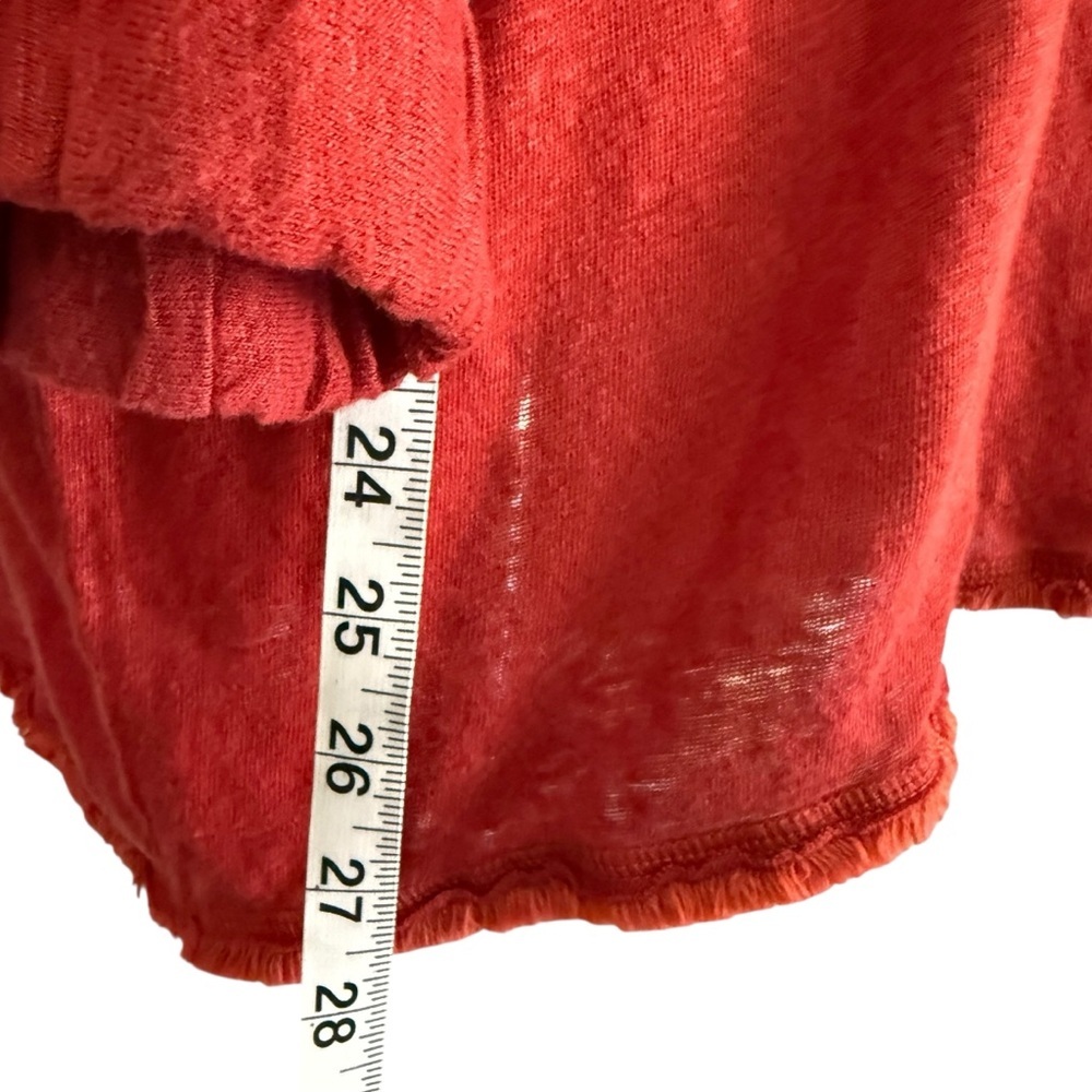 Sundance  Ariane 100% Linen Long Line Dolman Sleeve Tunic Top Size‎ Medium - Picture 8 of 11